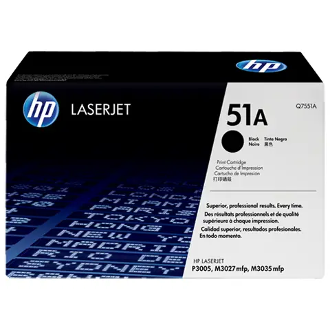 Toner HP 51A / Q7551A Czarny do drukarek (Oryginalny) [6.5k]